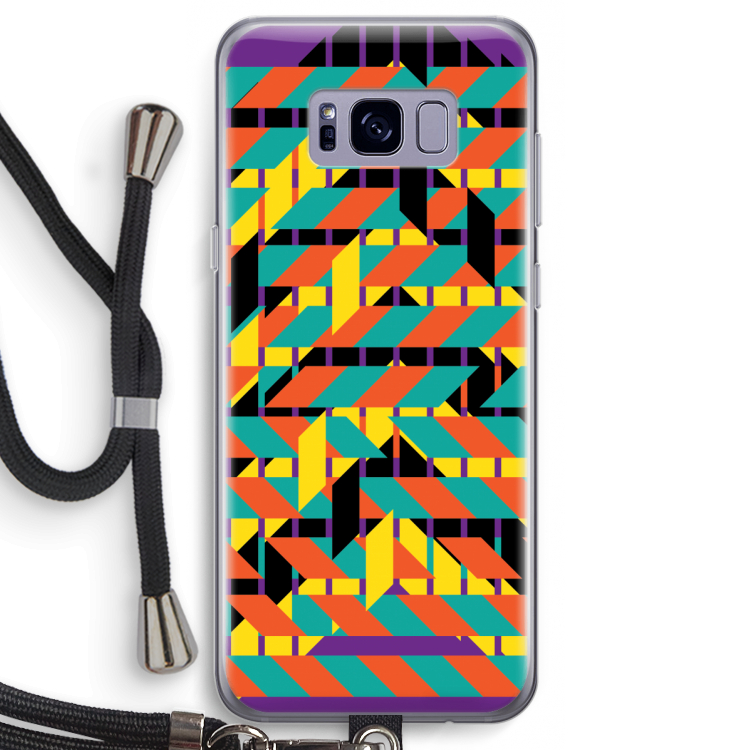 Skew Bee 2: Samsung Galaxy S8 Transparant Hoesje met koord