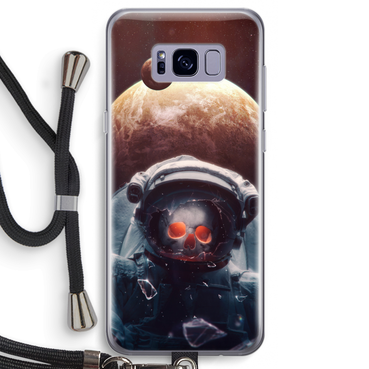 Voyager: Samsung Galaxy S8 Transparant Hoesje met koord