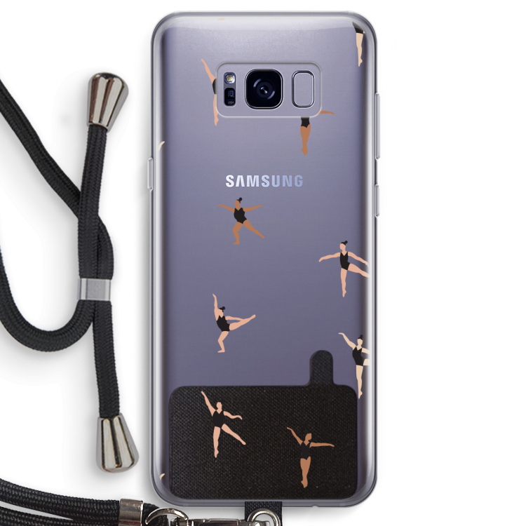 Dancing #1: Samsung Galaxy S8 Transparant Hoesje met koord