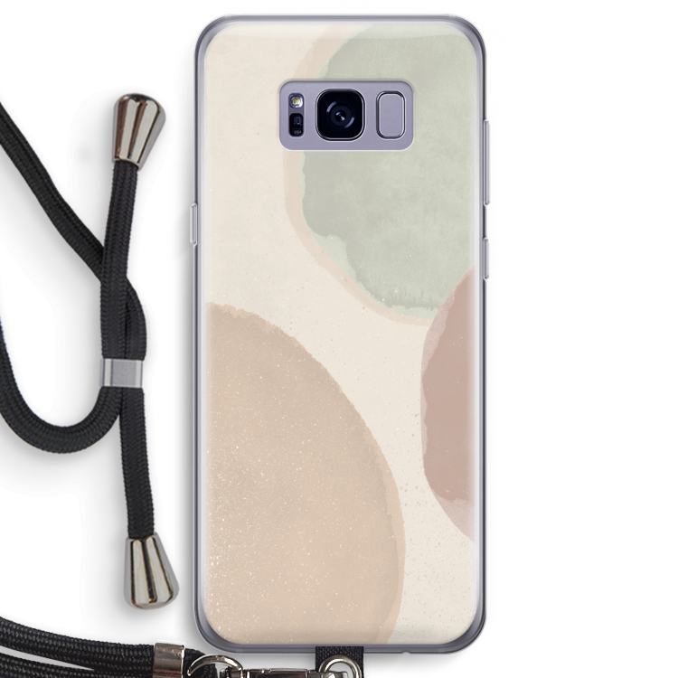 Geo #8: Samsung Galaxy S8 Transparant Hoesje met koord