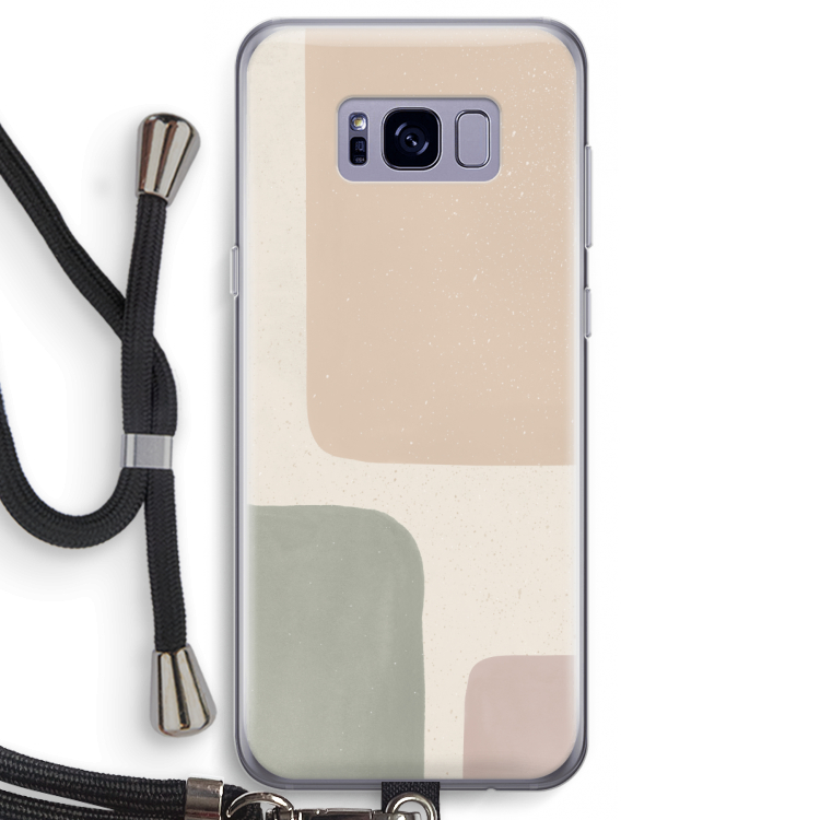 Geo #7: Samsung Galaxy S8 Transparant Hoesje met koord