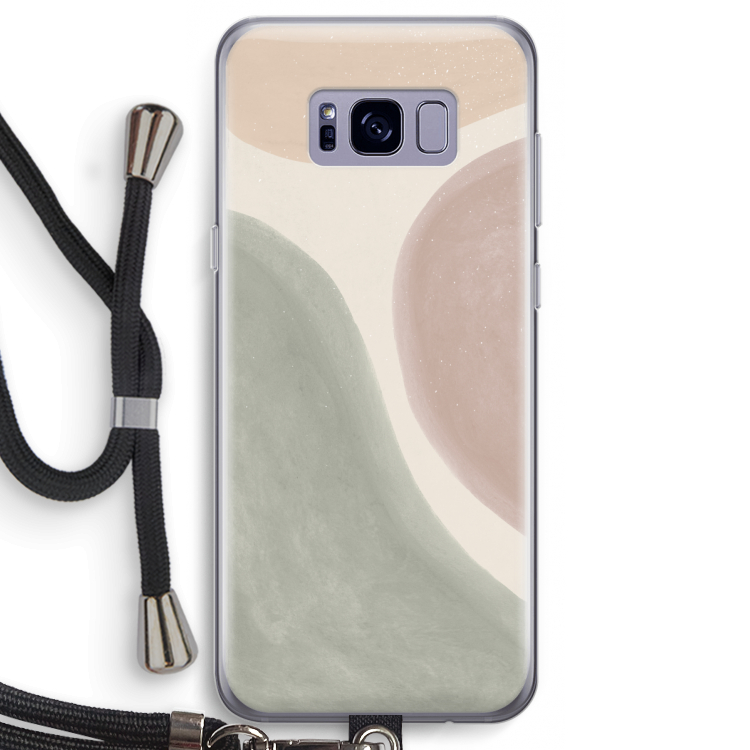 Geo #6: Samsung Galaxy S8 Transparant Hoesje met koord
