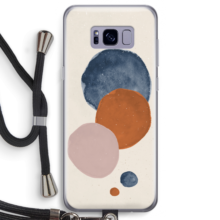 Geo #4: Samsung Galaxy S8 Transparant Hoesje met koord