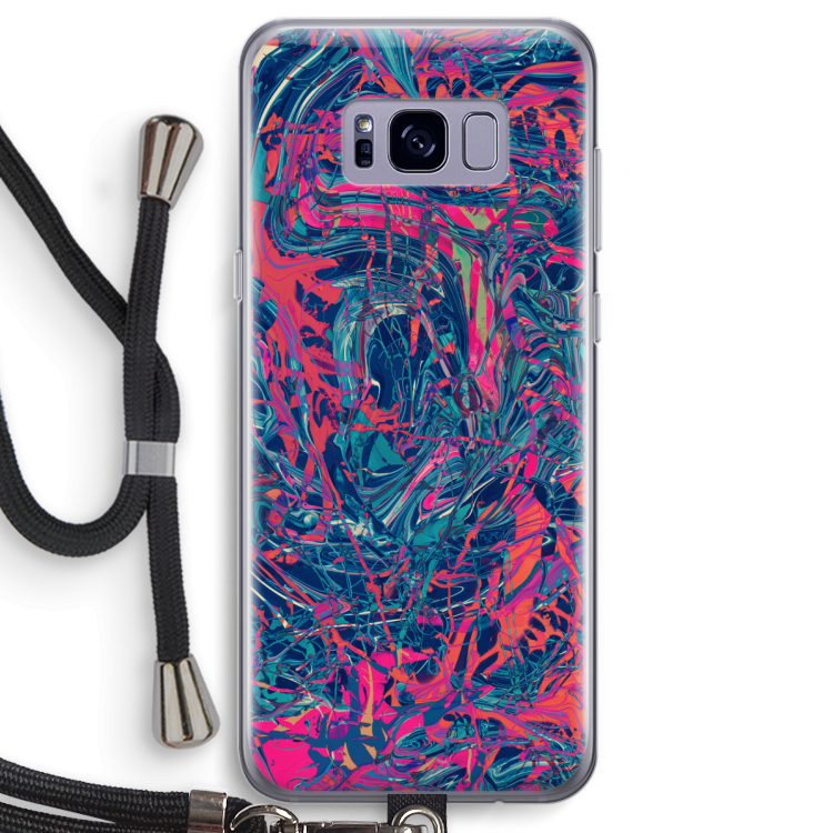 Sleeping Dreams: Samsung Galaxy S8 Transparant Hoesje met koord