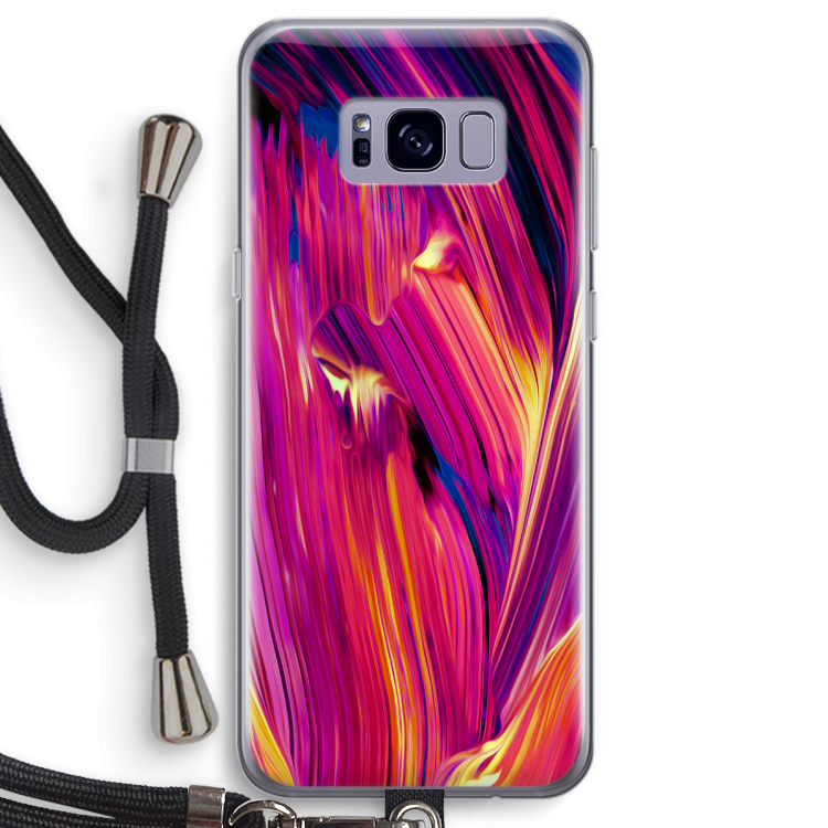 Phoenix: Samsung Galaxy S8 Transparant Hoesje met koord