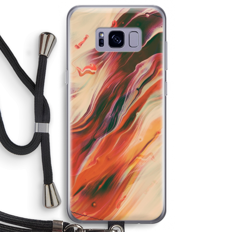 Forgotten Lands: Samsung Galaxy S8 Transparant Hoesje met koord