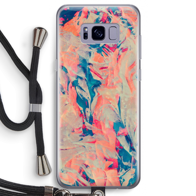 Alone: Samsung Galaxy S8 Transparant Hoesje met koord