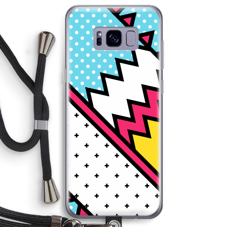 Pop Art #2: Samsung Galaxy S8 Transparant Hoesje met koord