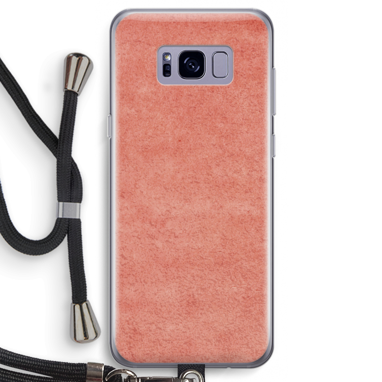 Marrakech Walls: Samsung Galaxy S8 Transparant Hoesje met koord