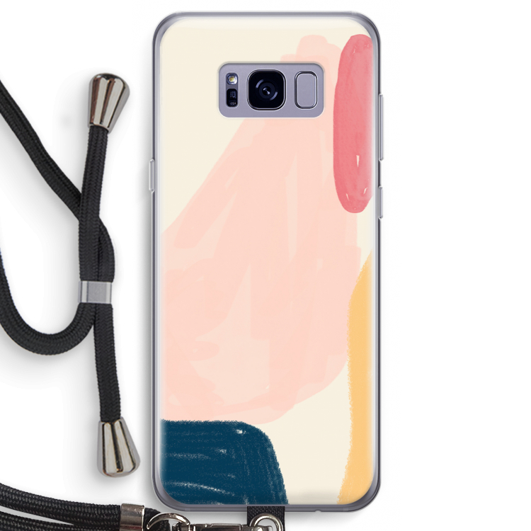 Saturday Flow: Samsung Galaxy S8 Transparant Hoesje met koord
