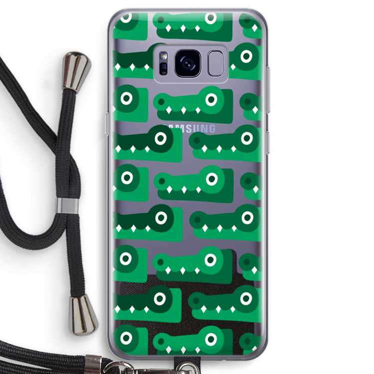 Crocs: Samsung Galaxy S8 Transparant Hoesje met koord