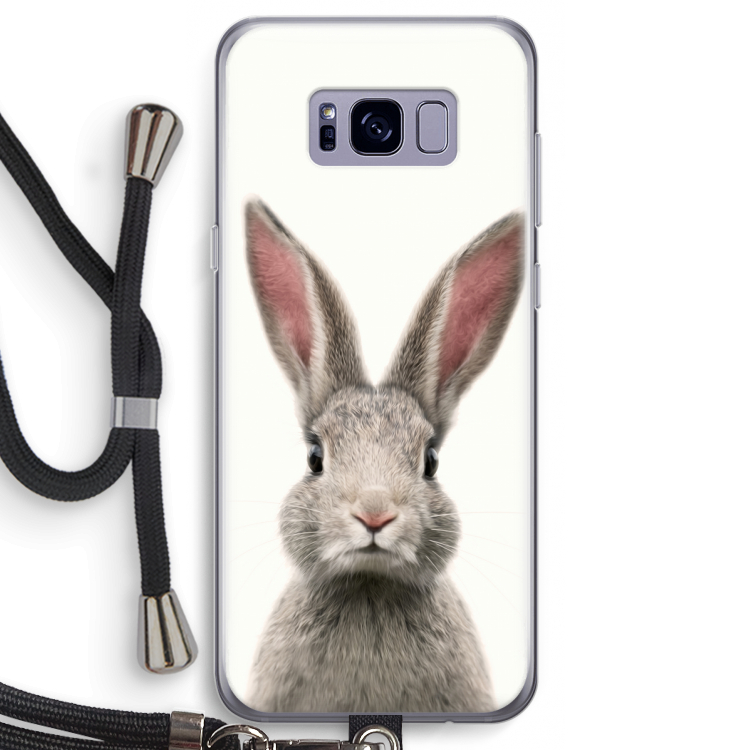 Daisy: Samsung Galaxy S8 Transparant Hoesje met koord
