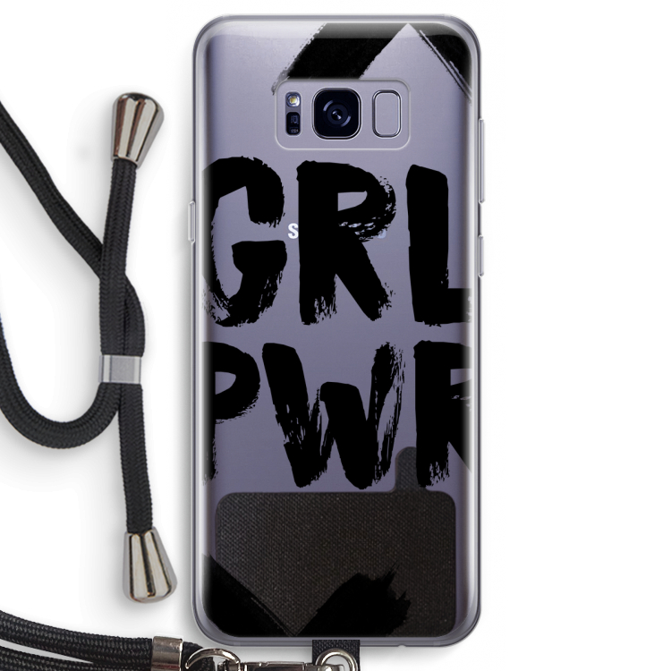 Girl Power #2: Samsung Galaxy S8 Transparant Hoesje met koord