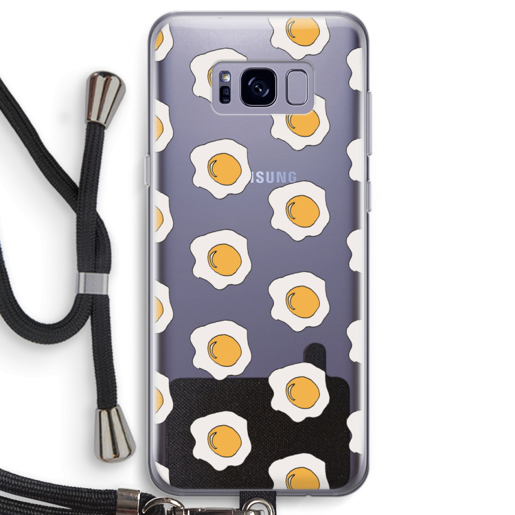Bacon to my eggs #1: Samsung Galaxy S8 Transparant Hoesje met koord
