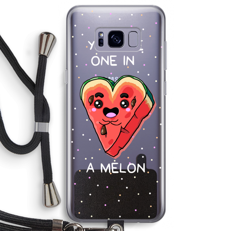 One In A Melon: Samsung Galaxy S8 Transparant Hoesje met koord