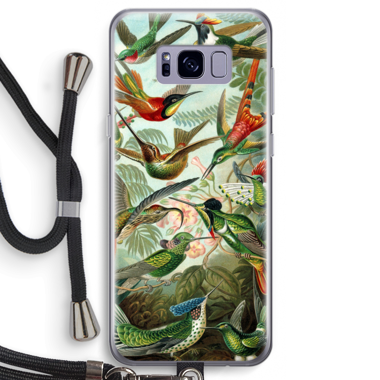 Haeckel Trochilidae: Samsung Galaxy S8 Transparant Hoesje met koord