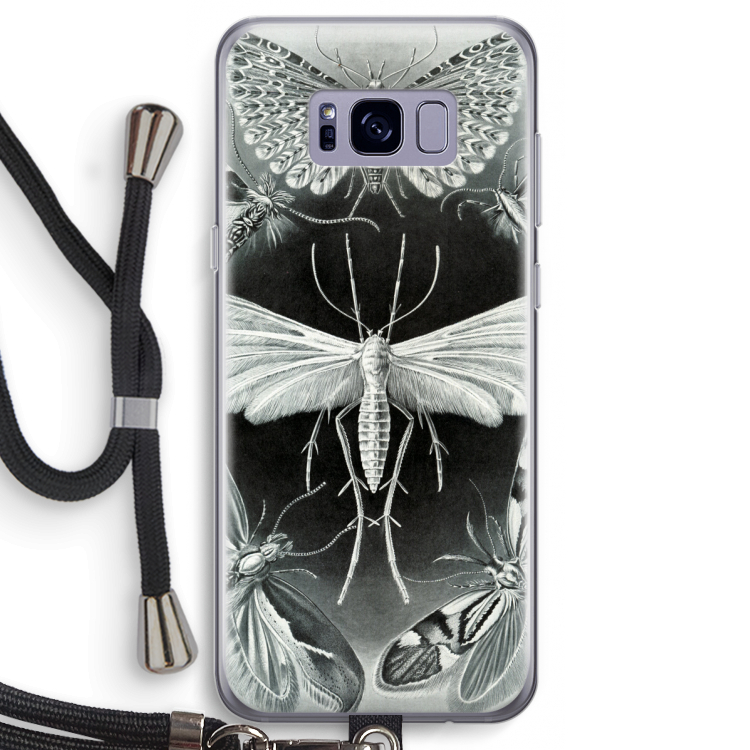 Haeckel Tineida: Samsung Galaxy S8 Transparant Hoesje met koord