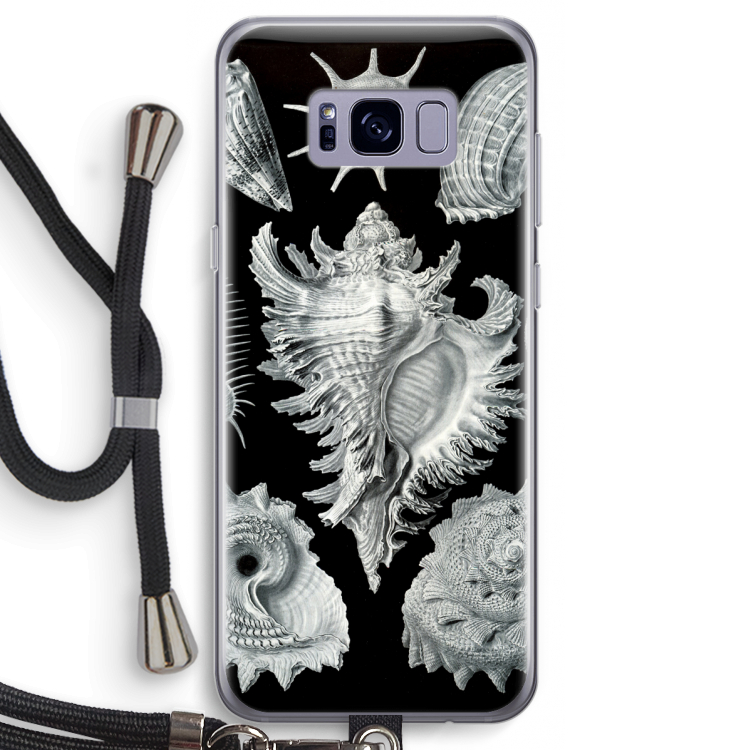 Haeckel Prosobranchia: Samsung Galaxy S8 Transparant Hoesje met koord