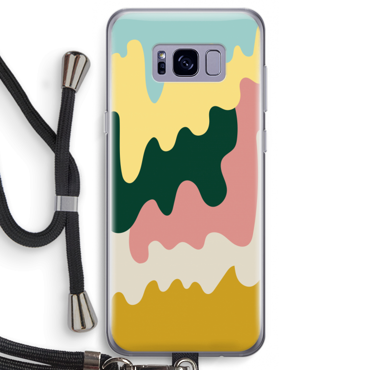 Baar B: Samsung Galaxy S8 Transparant Hoesje met koord