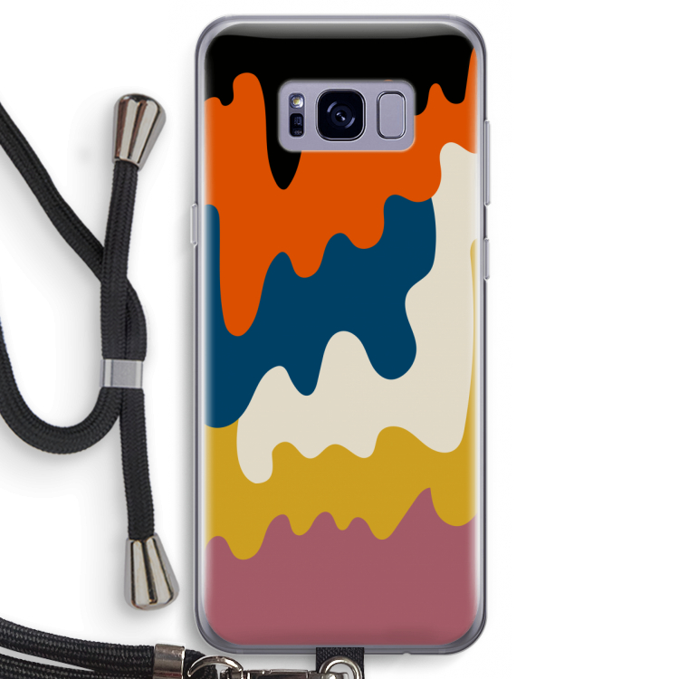 Baar A: Samsung Galaxy S8 Transparant Hoesje met koord