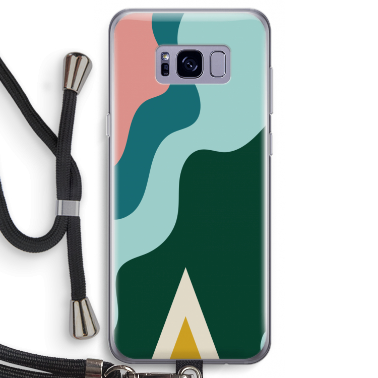Noor B: Samsung Galaxy S8 Transparant Hoesje met koord