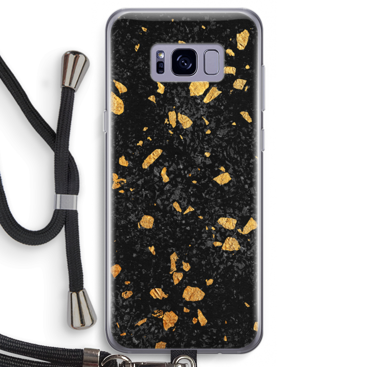 Terrazzo N°7: Samsung Galaxy S8 Transparant Hoesje met koord
