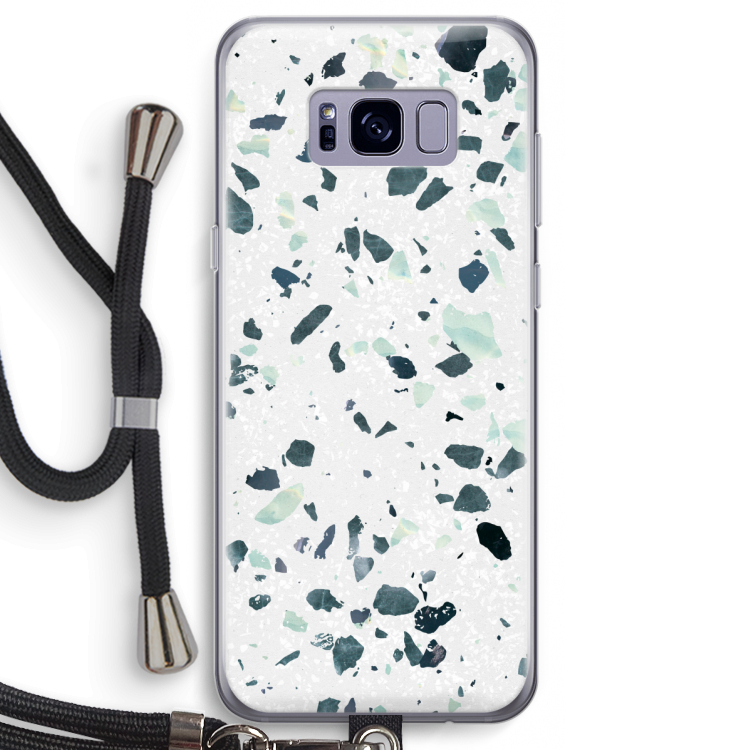 Terrazzo N°2: Samsung Galaxy S8 Transparant Hoesje met koord