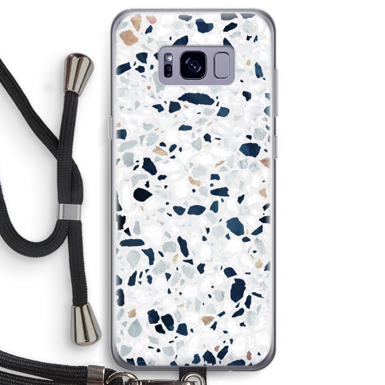 Terrazzo N°1: Samsung Galaxy S8 Transparant Hoesje met koord