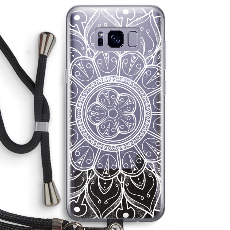 Roses Are Red: Samsung Galaxy S8 Transparant Hoesje met koord