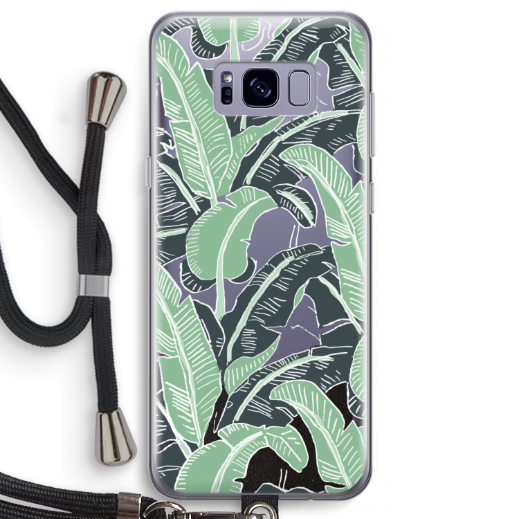This Sh*t Is Bananas: Samsung Galaxy S8 Transparant Hoesje met koord