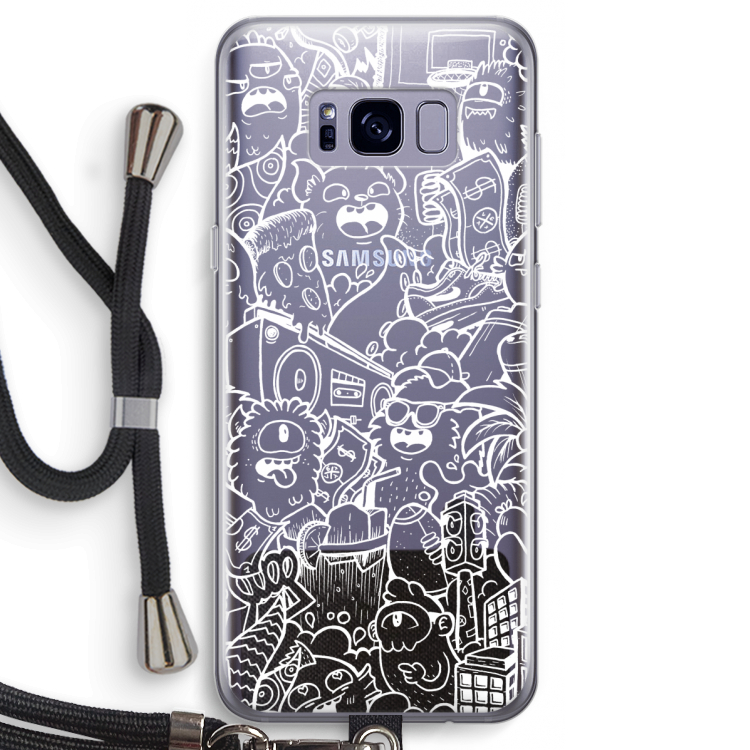 Vexx City #2: Samsung Galaxy S8 Transparant Hoesje met koord