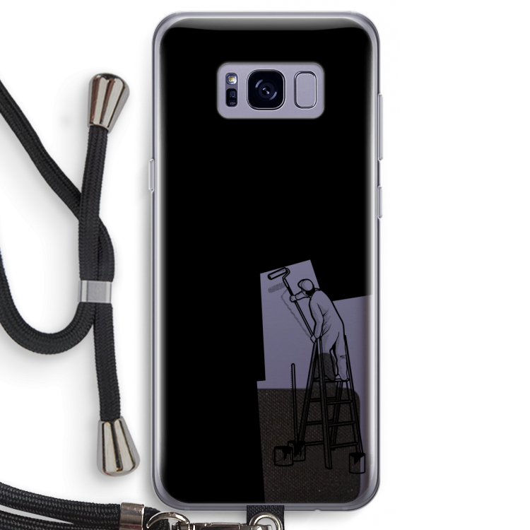 Musketon Painter: Samsung Galaxy S8 Transparant Hoesje met koord