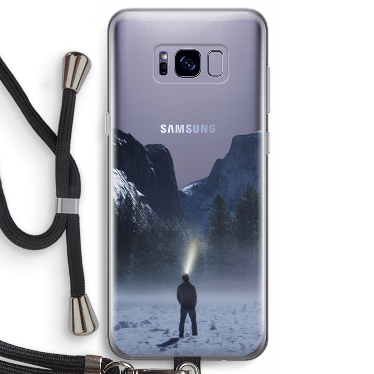Wanderlust: Samsung Galaxy S8 Transparant Hoesje met koord