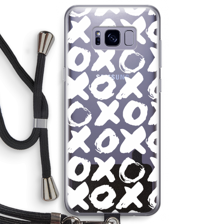 XOXO: Samsung Galaxy S8 Transparant Hoesje met koord