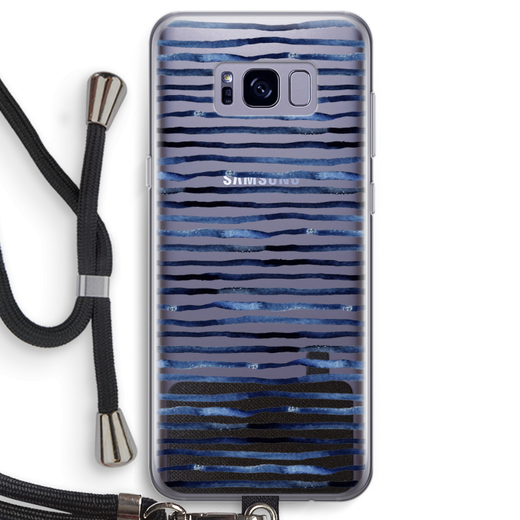 Verrassende lijnen: Samsung Galaxy S8 Transparant Hoesje met koord
