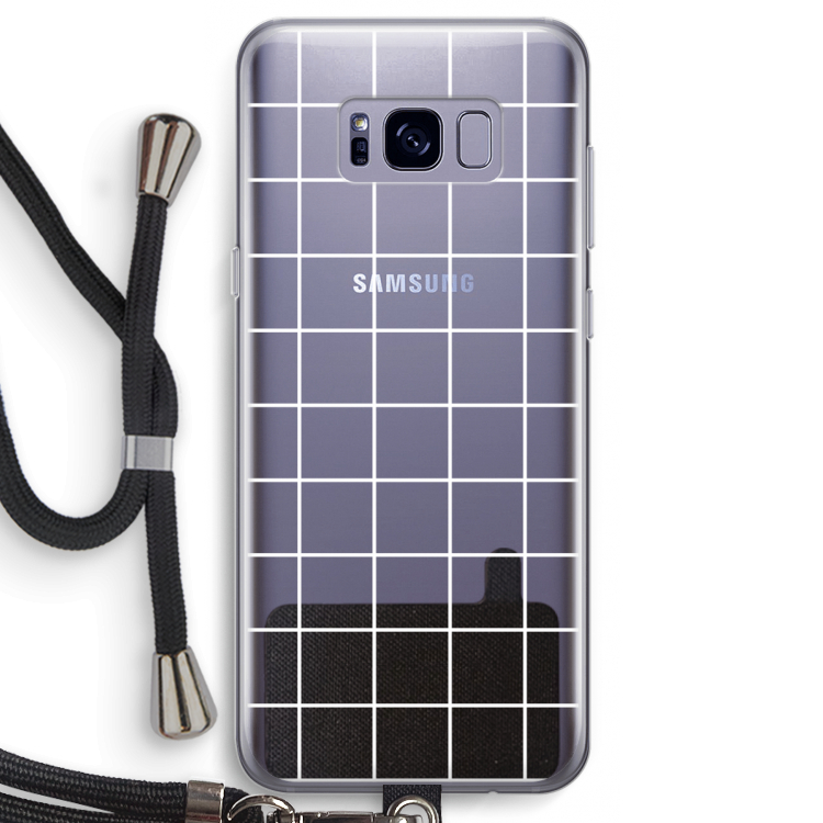Rooster 2: Samsung Galaxy S8 Transparant Hoesje met koord