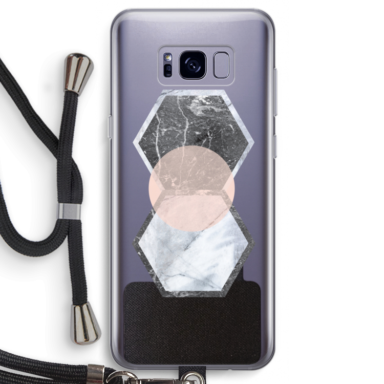 Creatieve toets: Samsung Galaxy S8 Transparant Hoesje met koord