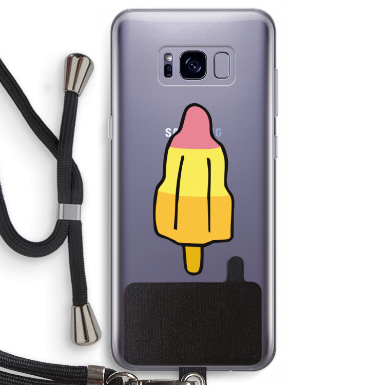 Raketijsje: Samsung Galaxy S8 Transparant Hoesje met koord
