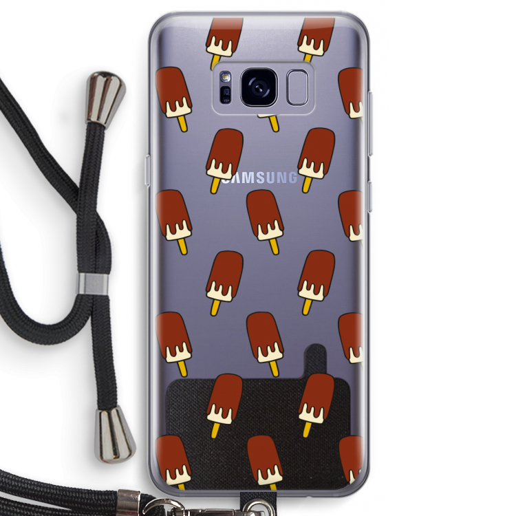 Yummy: Samsung Galaxy S8 Transparant Hoesje met koord