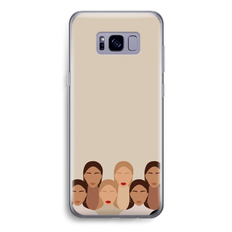 Girls girls girls: Samsung Galaxy S8 Transparant Hoesje