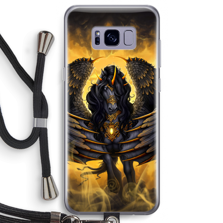 Pegasus: Samsung Galaxy S8 Transparant Hoesje met koord