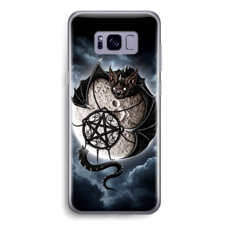 Volle maan: Samsung Galaxy S8 Transparant Hoesje