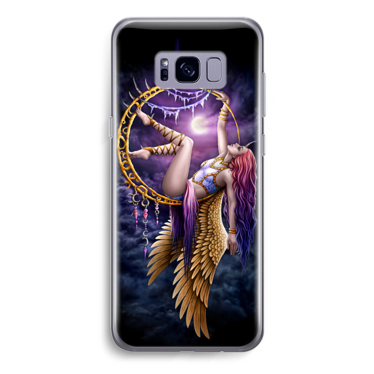 Aerial Angel: Samsung Galaxy S8 Transparant Hoesje