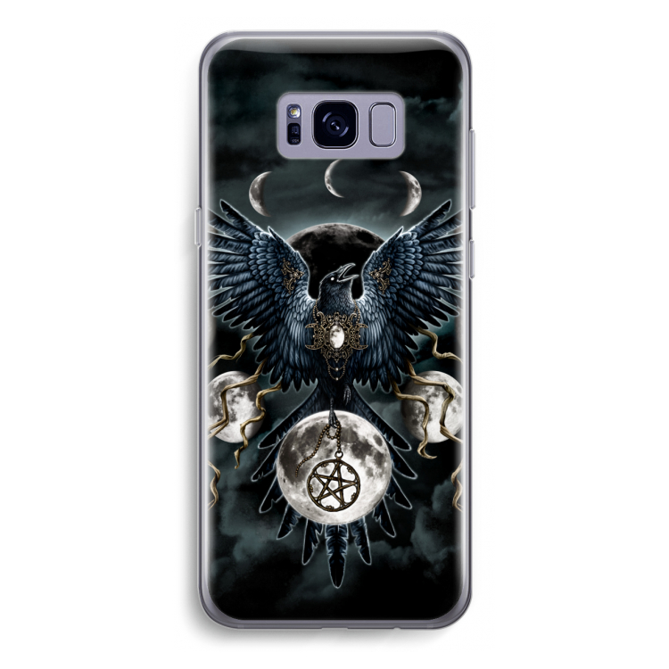 Sinister Wings: Samsung Galaxy S8 Transparant Hoesje