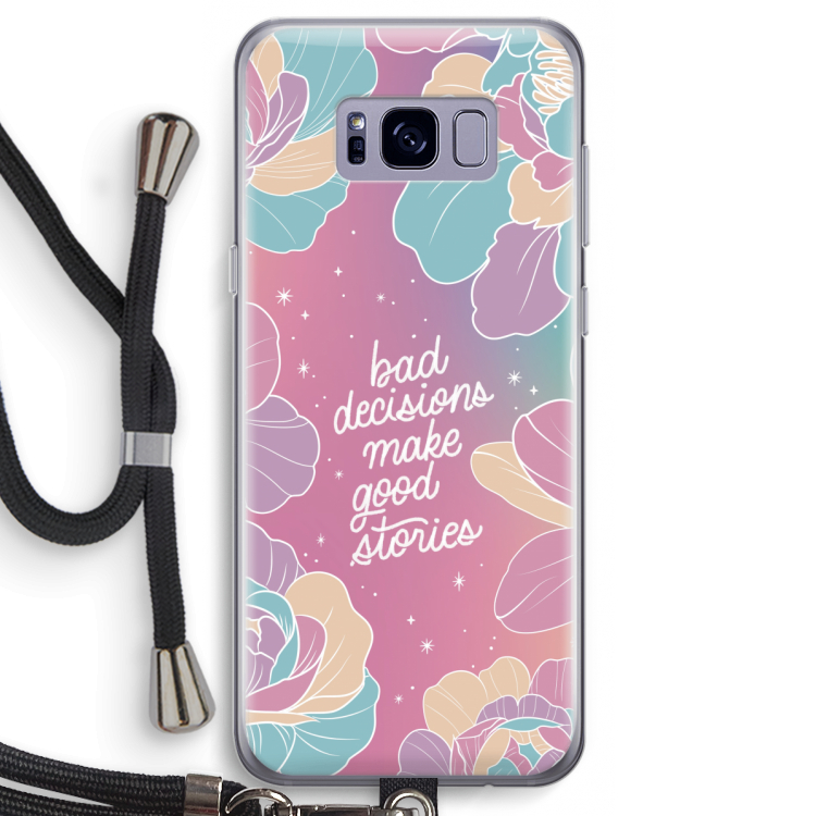 Good stories: Samsung Galaxy S8 Transparant Hoesje met koord