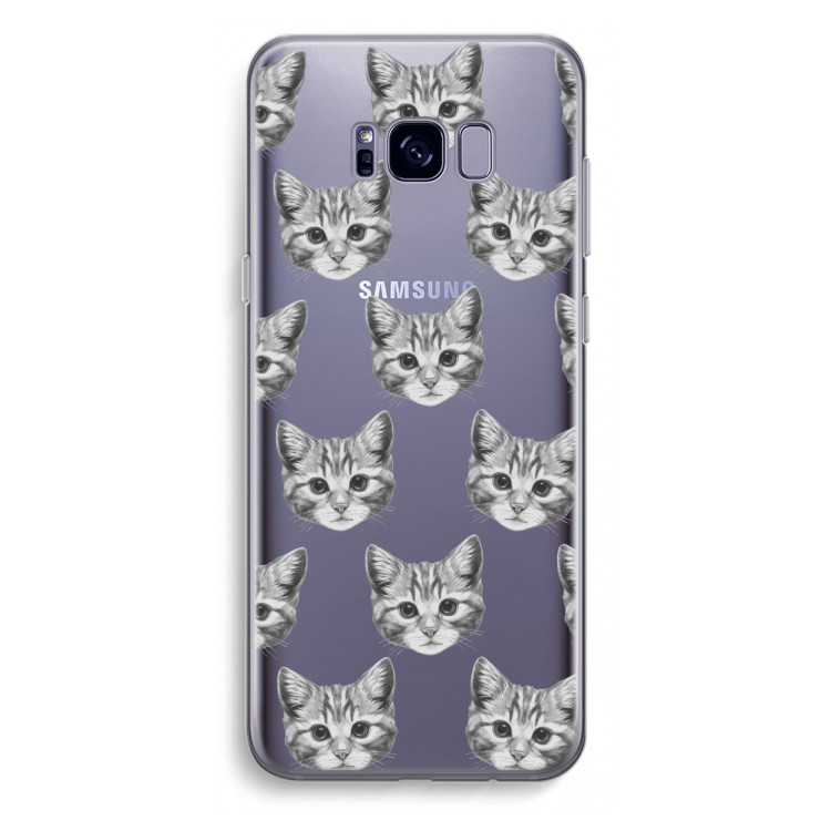 Kitten: Samsung Galaxy S8 Plus Transparant Hoesje