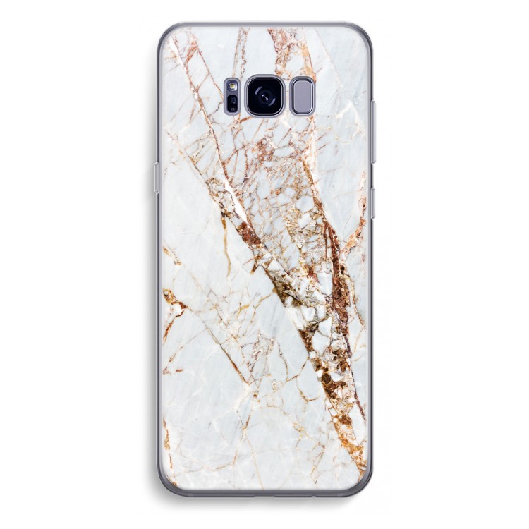 Goud marmer: Samsung Galaxy S8 Plus Transparant Hoesje