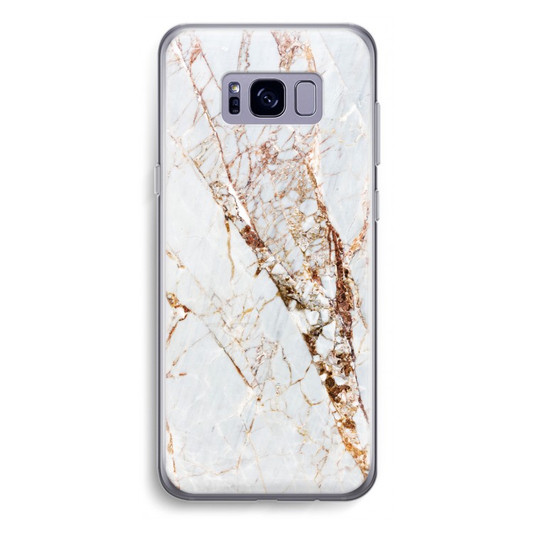 Goud marmer: Samsung Galaxy S8 Plus Transparant Hoesje