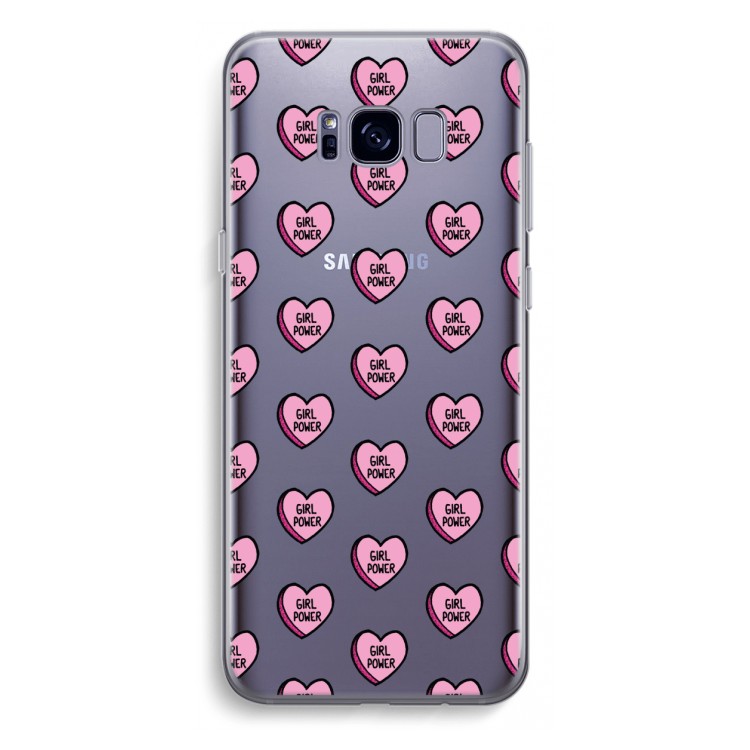 GIRL POWER: Samsung Galaxy S8 Plus Transparant Hoesje
