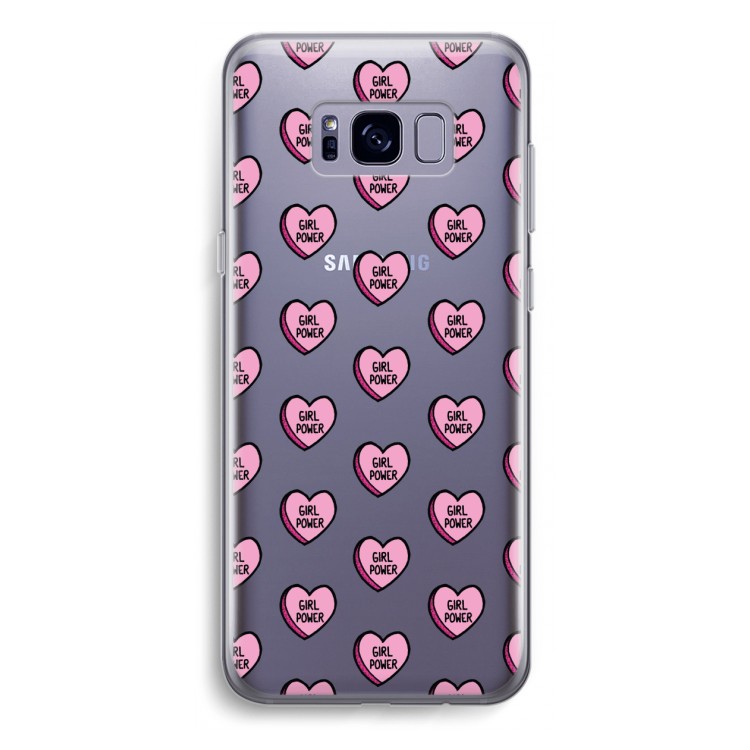 GIRL POWER: Samsung Galaxy S8 Plus Transparant Hoesje